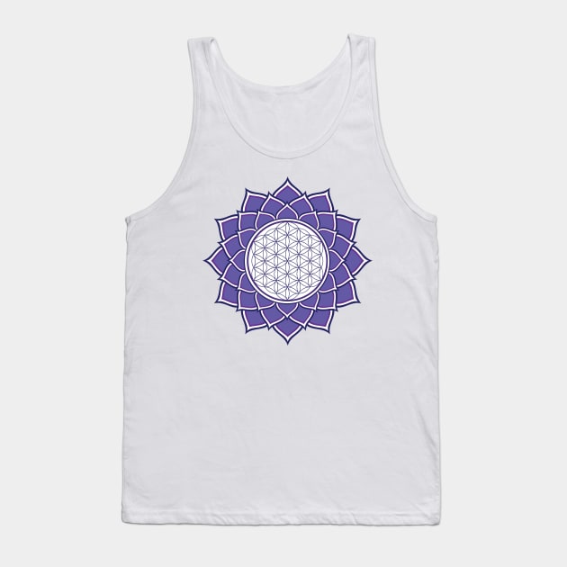 Flower Of Life Tank Top by GalacticMantra